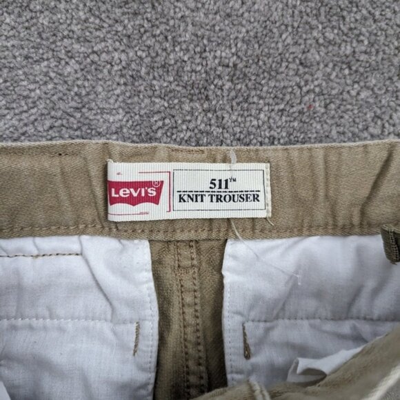 Levi's 511 Knit Trouser Boy's Size 12 Years Tan Cotton - Picture 2 of 5